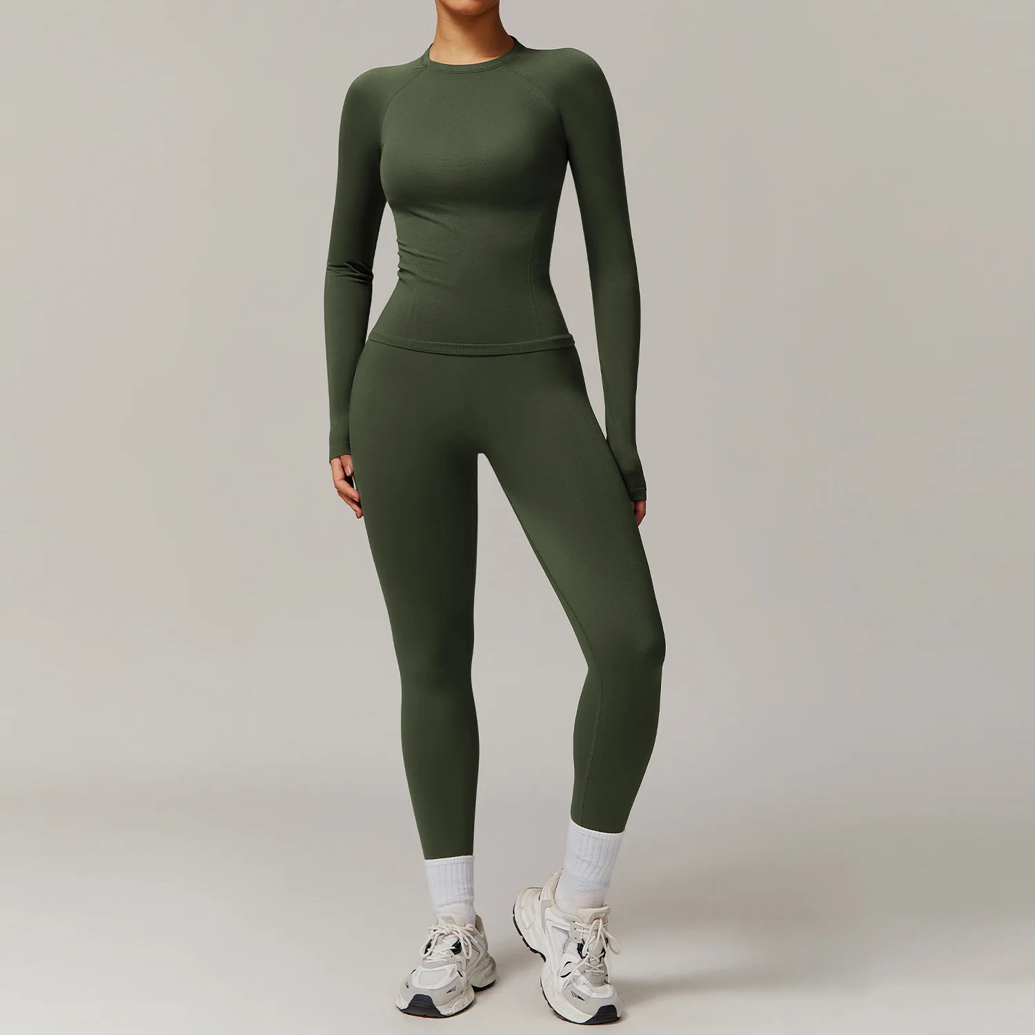 SWELTERING бесшовный комплект для йоги из спандекса 2/3 шт.