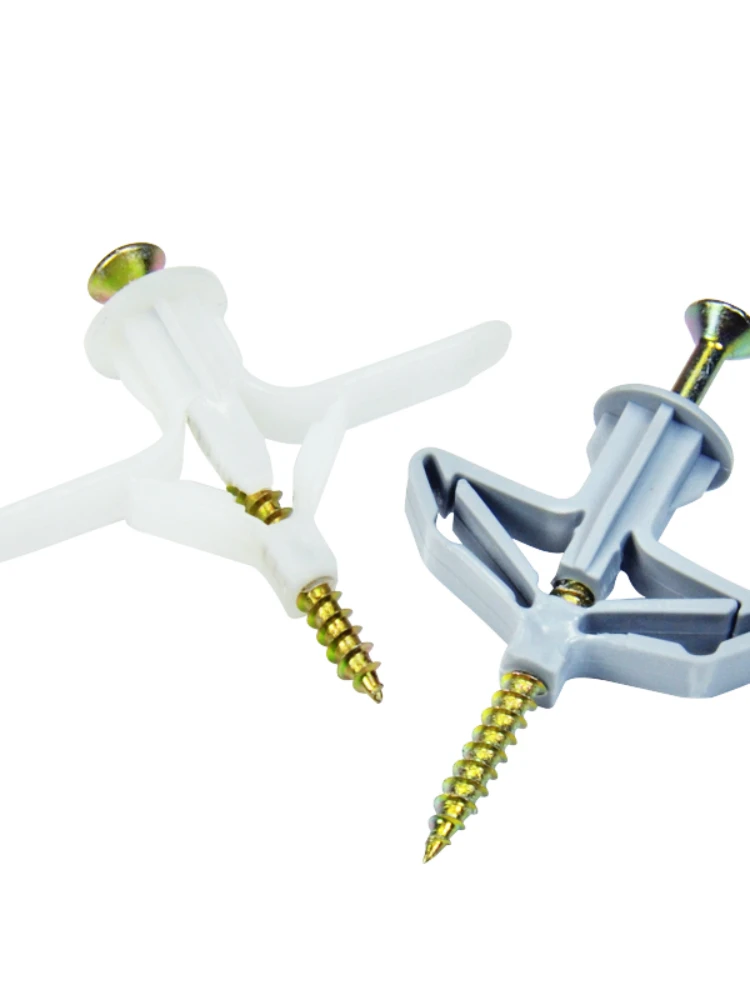 Пластиковый рычажный якорь с винтом m4 20 шт. для штор гипсокартона полый настенный