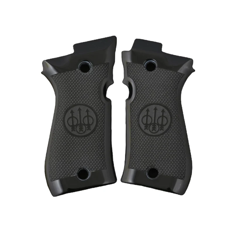 KSD Brand Beretta 81F, 81 FS, 84 F, 84 FS, 84 Cheetah Black Acrylic Compatible Grip