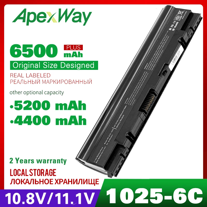 Apexway A32-1025 Аккумулятор для ноутбука ASUS 1025C 1025CE 1225 1225B 1225C Eee PC R052 R052C R052CE RO52 RO52C Apexway A32-1025 Аккумулятор для ноутбука ASUS 1025C 1025CE 1225 1225B 1225C Eee PC R052 R052C R052CE RO52 RO52C