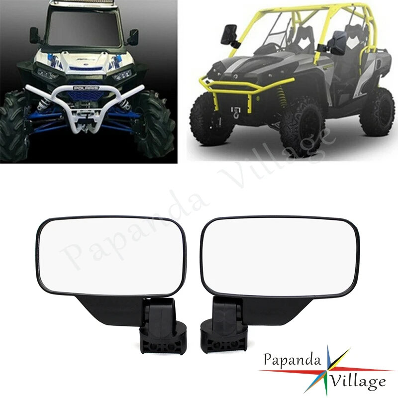 

Мотоциклетное зеркало заднего вида для Polaris Yamaha Rhino Bob Cat UTV XUV HPX RSX, мотоциклетное зеркало заднего вида для внедорожника, боковое зеркало 1,75-2 дюйма, клетка в рулоне