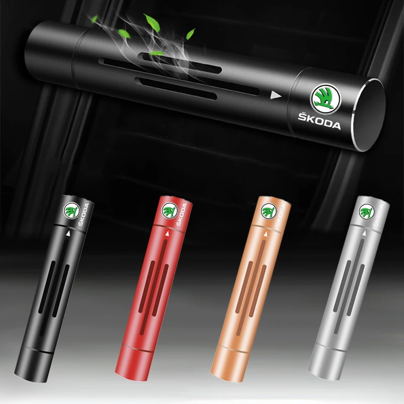 

Car Air Outlet Perfume Aromatherapy Clip Air Freshener For Skoda Octavia MK2 MK1 2 3 A5 A7 Fabia Karoq Superb Rapid Kamiq Scala