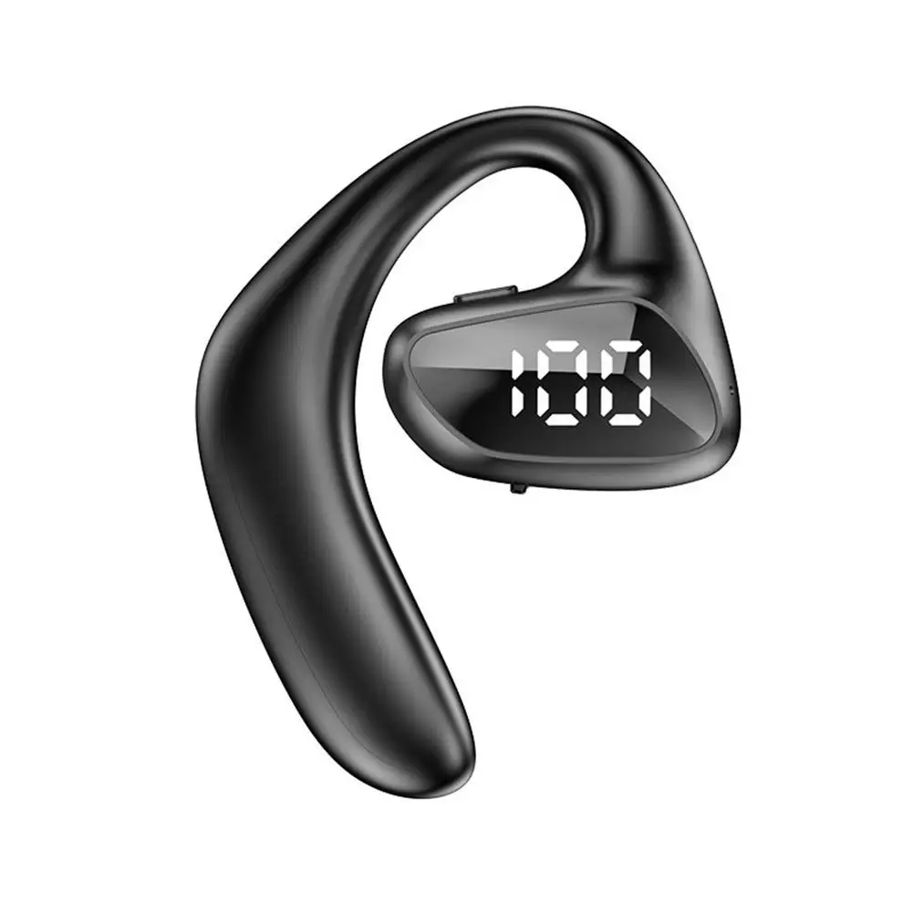

Earbuds M-k8 Wireless Bluetooth Headset Hanging Ear Type Right Earphone Unilateral Business Sports Digital Display Headphones