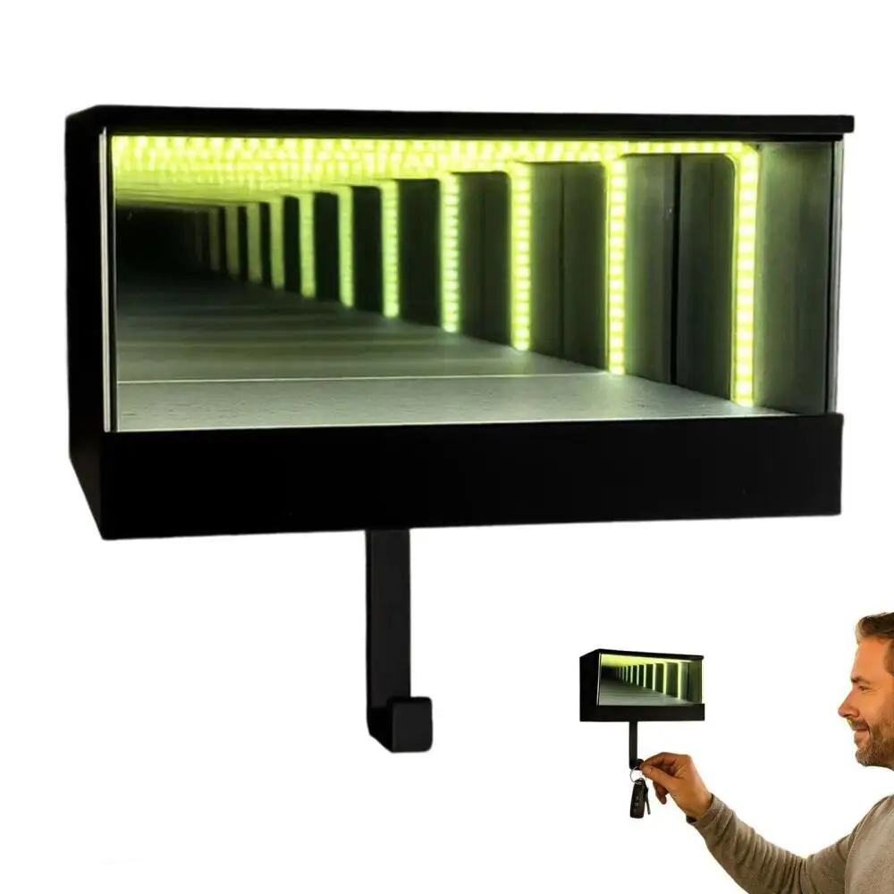 PDQ Зеркальная вешалка для ключей с подсветкой