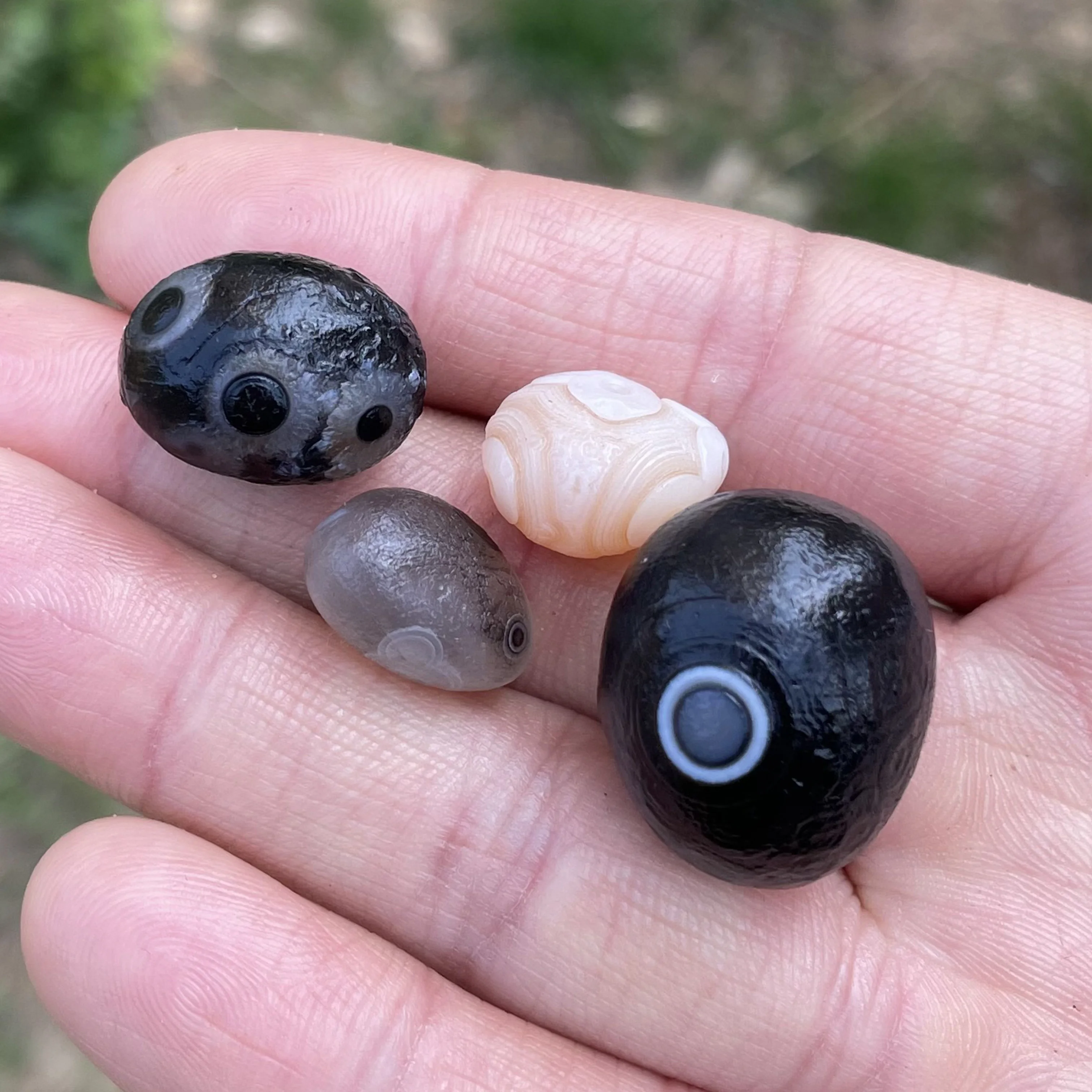 Натуральный черный агат Sardonyx Alxa Gobi Eye Rock минеральный образец энергетический