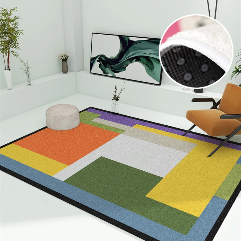 

Modern Large Size Plush Carpets for Living Room 160x230 IG Decoration Kids Bedroom Fluffy Soft Rug Lounge Floor Mats Washable