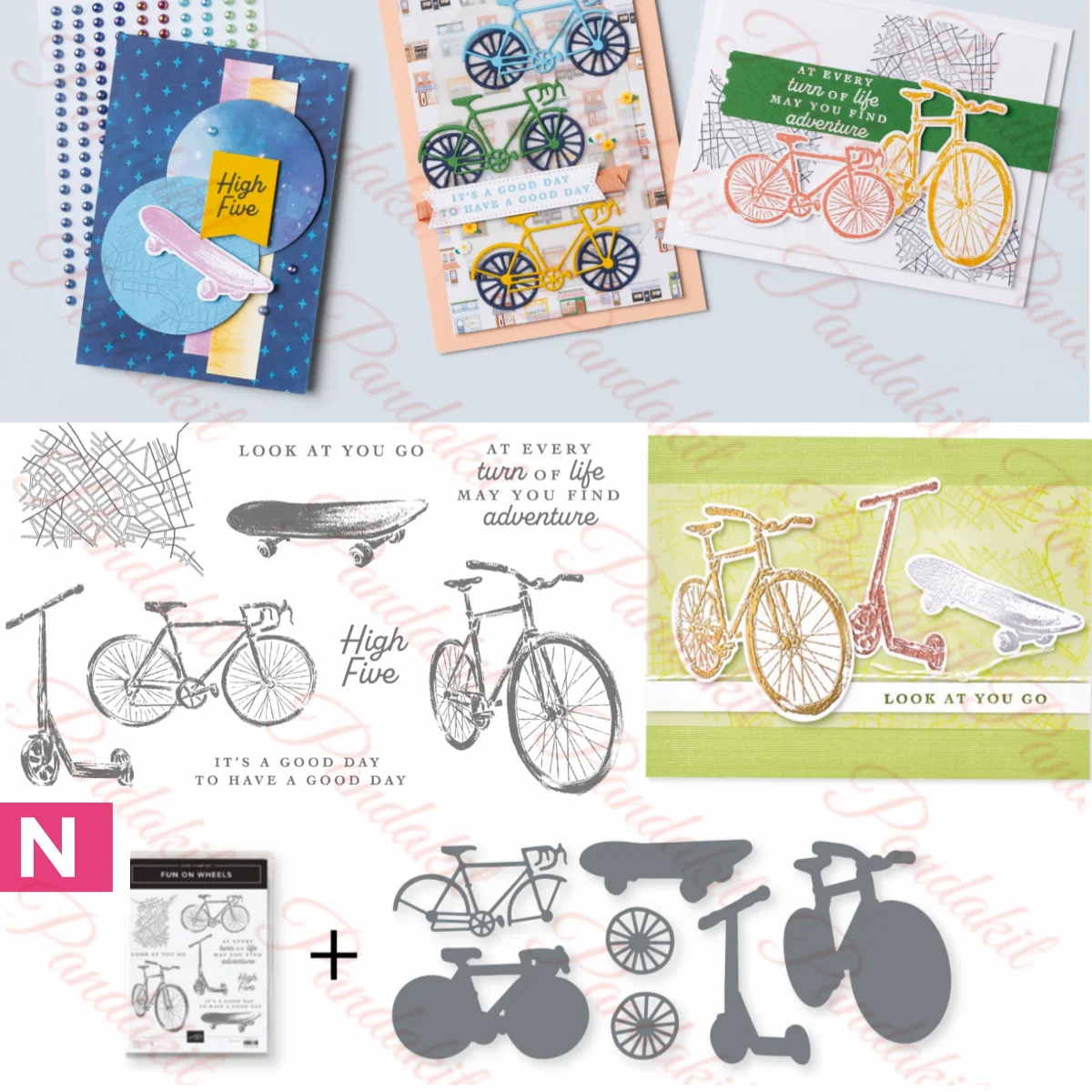 

Fun On Wheels 2023 Metal Cutting Dies Clear Stamps Decor Scrapbooking DIY Craft Cut Card Paper Punching Embossing Handmade