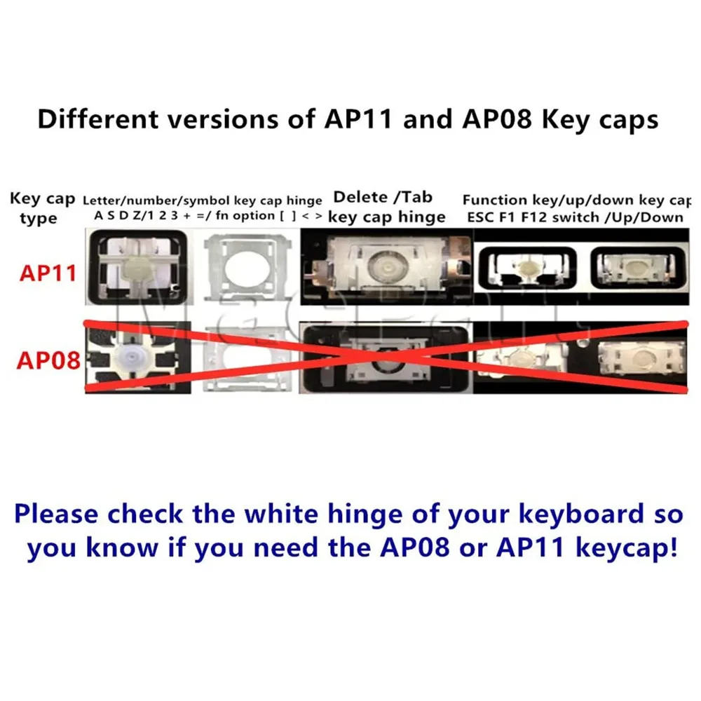 Сменная крышка и петля AP11 типа F для клавиатуры MacBook Pro/Air модели A1425 A1502 A1398 A1369 A1466