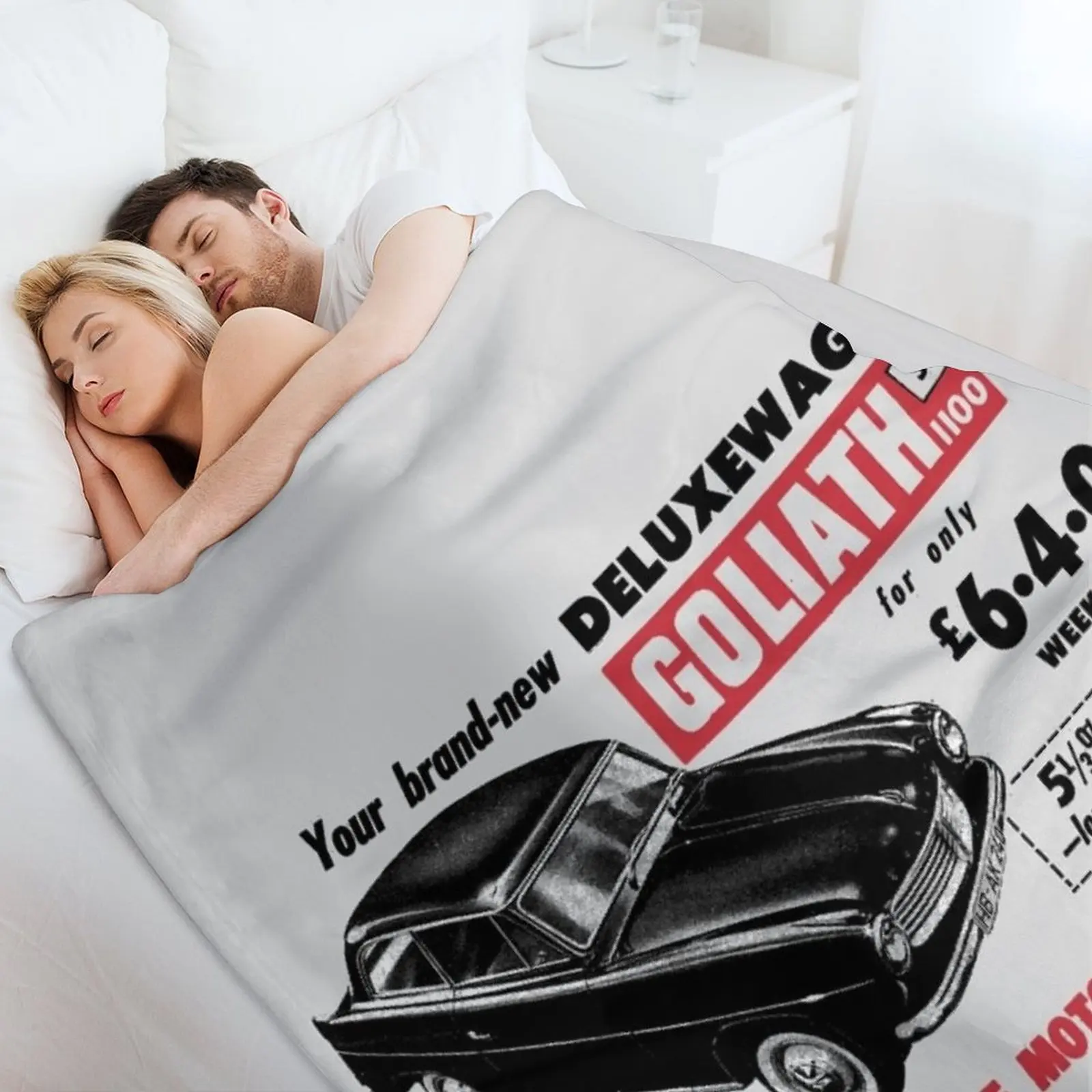 GOLIATH CARS - Плед ADVERT Гигантский диван плюшевые одеяла для кемпинга