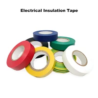 electrical insulation tape red blue yellow green black white pvc waterproof flame retardant self adhesive wiring accessories