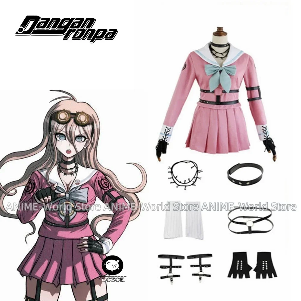 Костюм для косплея из Danganronpa V3: Killing Harmony униформа ирума МИУ кролик на Хэллоуин