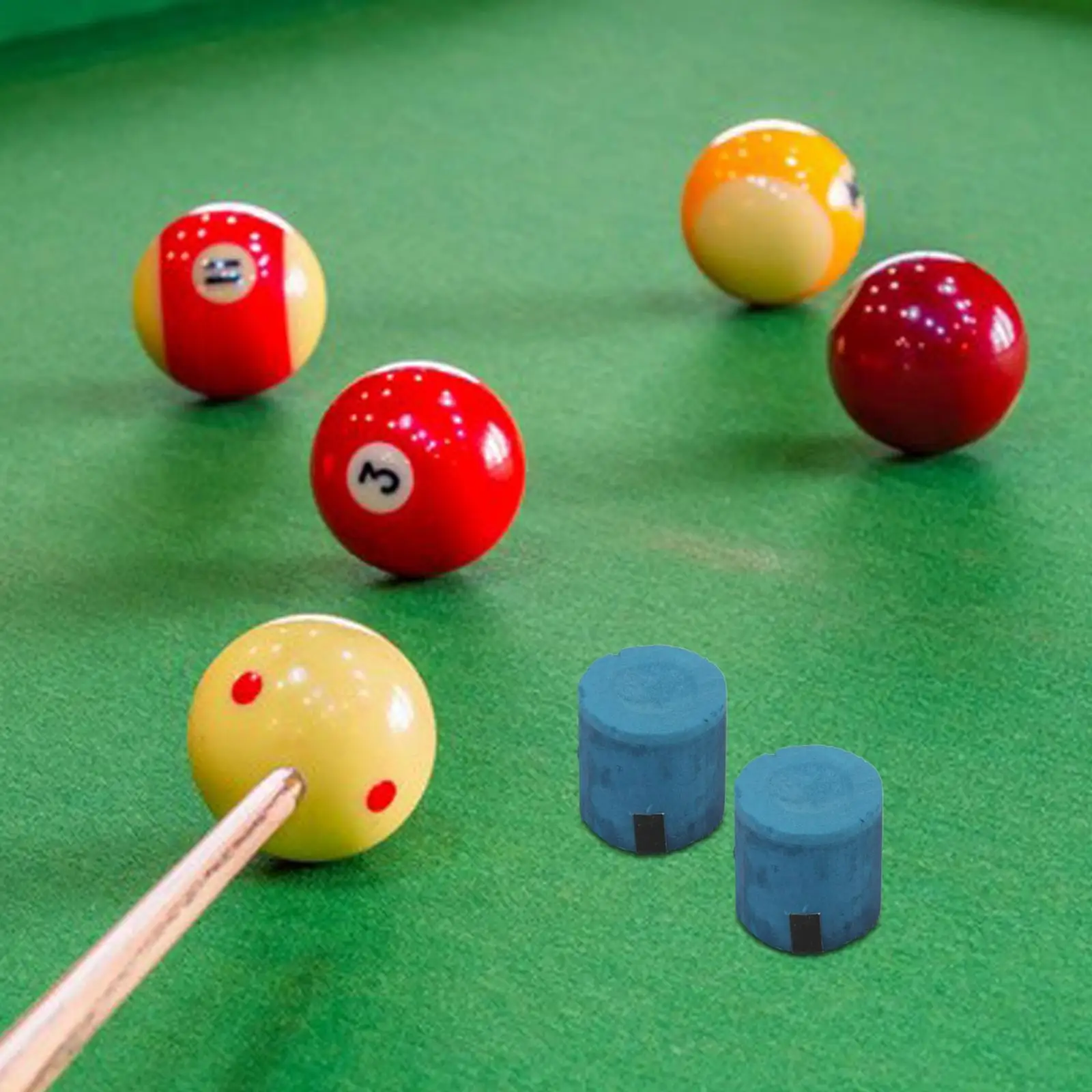 

2 шт., портативный бильярдный мел