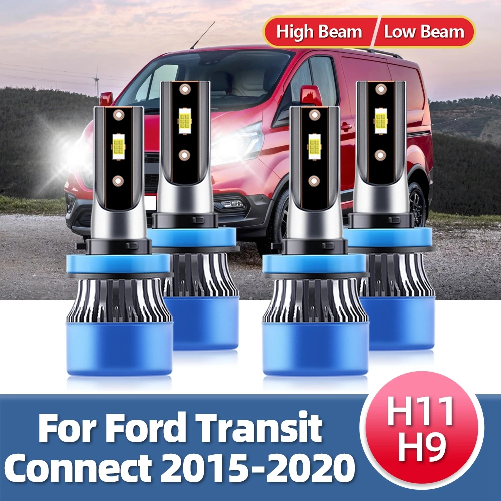 

LSlight CSP светодиодный лампы для автомобильных фар Ford светильник Auto 12V 24V для Transit Connect 2015 2016 2017 2018 2019