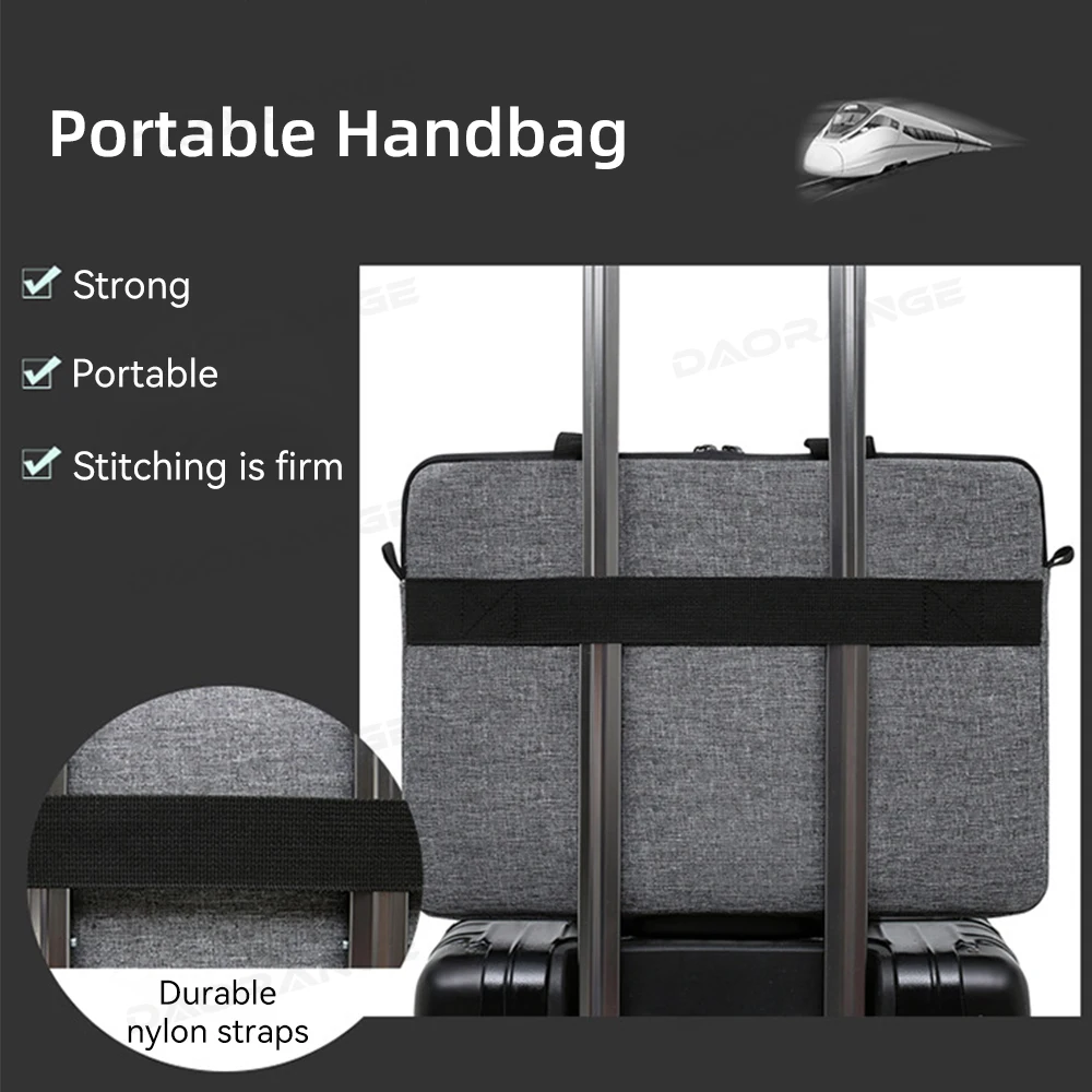 Laptop Handbag Bag For Macbook Pro Case For Laptop Xiaomi Dell HP Lenovo 13.3 14 15 15.6 inch Protable Shoulder Messenger Bag images - 6