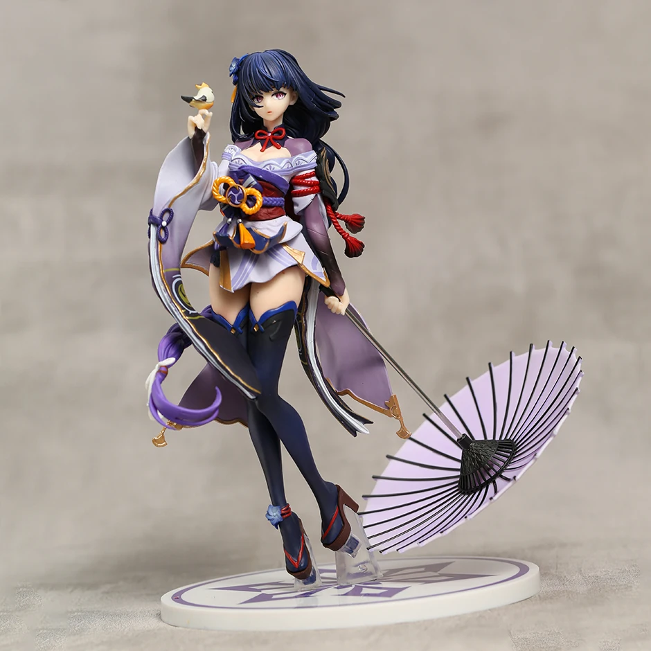 

Anime Figural Genshin Impact Raiden Shogun Beelzebul 1/7 Scale PVC Figure Collection Toy Nice Doll For Xmas Gift