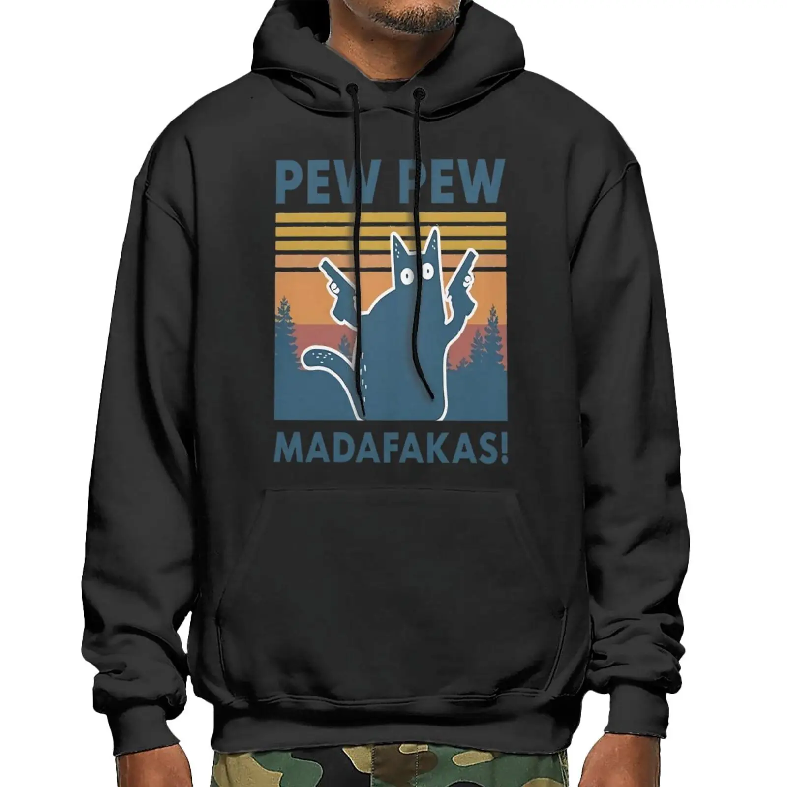 

Cat Pew Pew Madafakas Cat Gangster 6074 Hoodie Men Clothing Clothes For Teenagers Hoodie Zip Up Hoodie Sweatshirt Male Hoodies