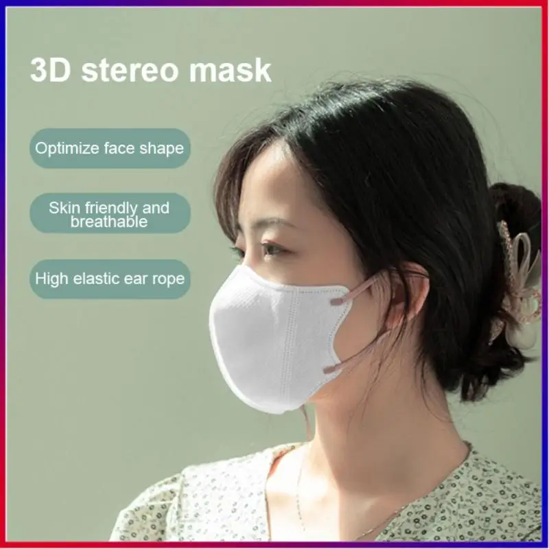 

3d Mask Three-dimensional Anti-dust Masks Printed Mask Protective Equipment Breathable Mask Adjustable High Quality Disposable