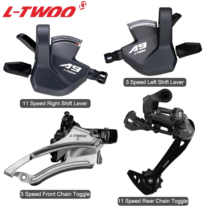 LTWOO 3X8 3X9 3X10 3X11 Speed Derailleurs Groupset for Mountain Bike A3 A5 A7 A9 Transmission Kit MTB Bike Kit Bicycle Parts