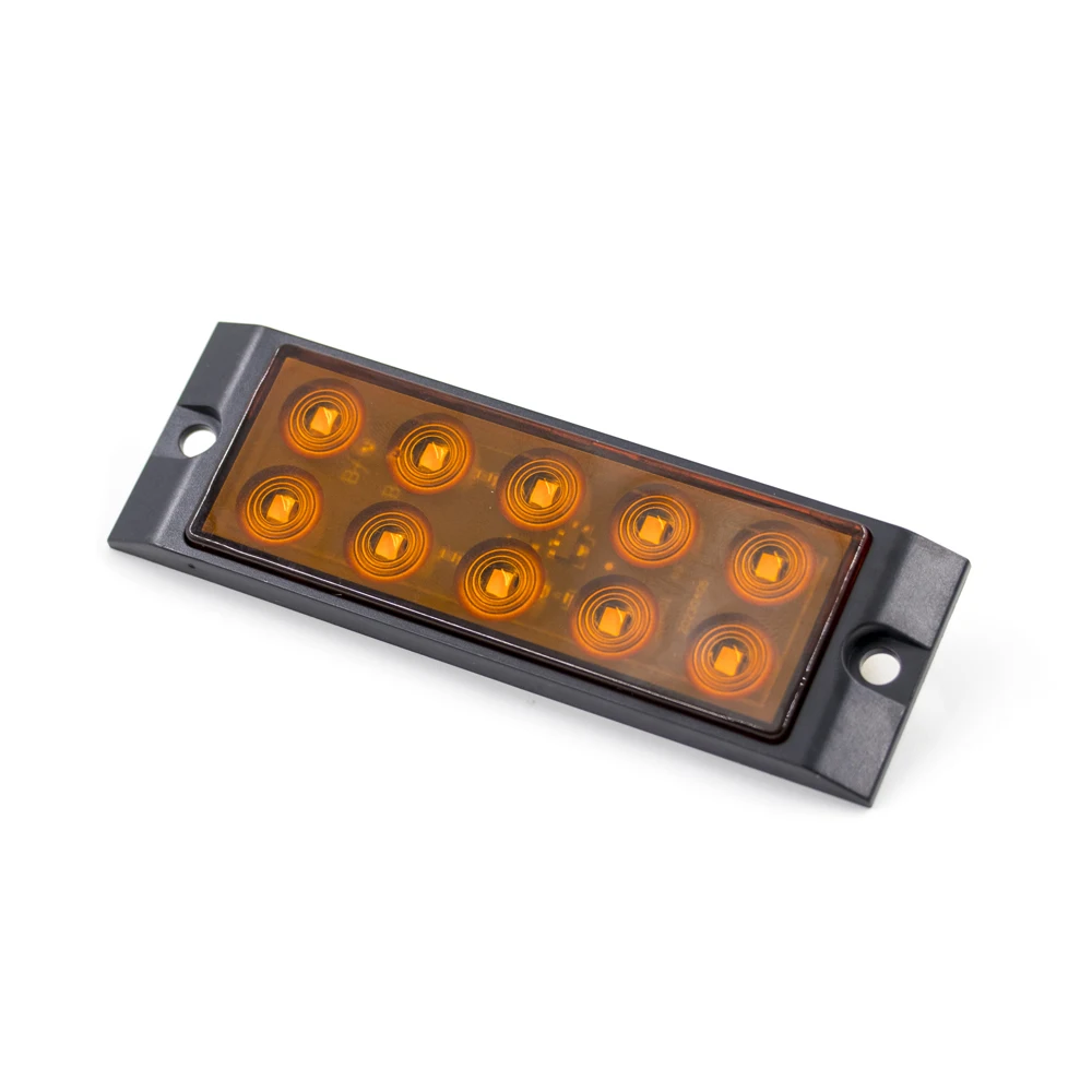 10шт 12V 24V 10 светодиодных боковых габаритных огней автомобиля Индикатор внешней