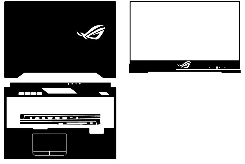 Carbon fiber Laptop Sticker Decal Skin Cover Protector for Asus ROG Strix Hero II GL504GV GL504GW GL504 GL504GM GL504GS 15.6"