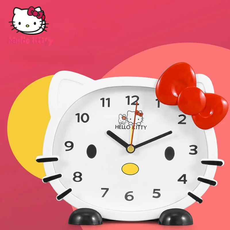 

Модный будильник Hello Kitty для учеников начальной школы, милый мультяшный будильник, креативные часы