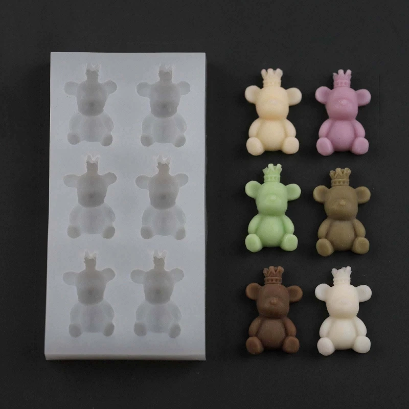 

Bear Silicone Mold Fondant Molds For Cookie Decorating Bear Candle Molds For Candle Making Cake Decoration Tools Chocolate Maker