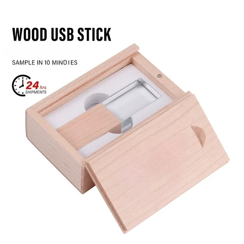 JASTER Деревянный USB-накопитель 64 ГБ Высокоскоростной флэш-накопитель 32 ГБ Кристалл Деревянный флэш-накопитель 16 ГБ Флешка Свадебные подарки 8 ГБ U-диск