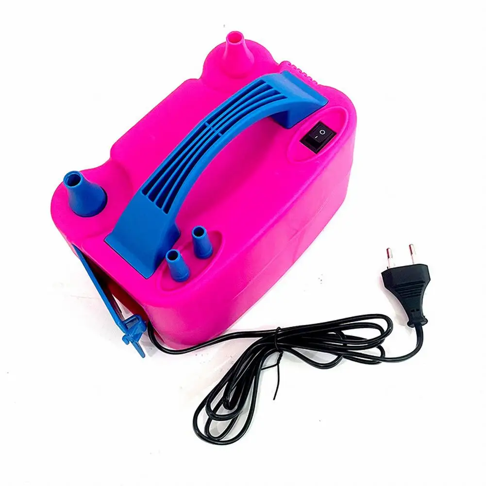 

Electric Balloon Air Pump Inflator Dual Nozzle Air Balloon Blower For Birthday Party Balloon Arch Column Stand Accesories