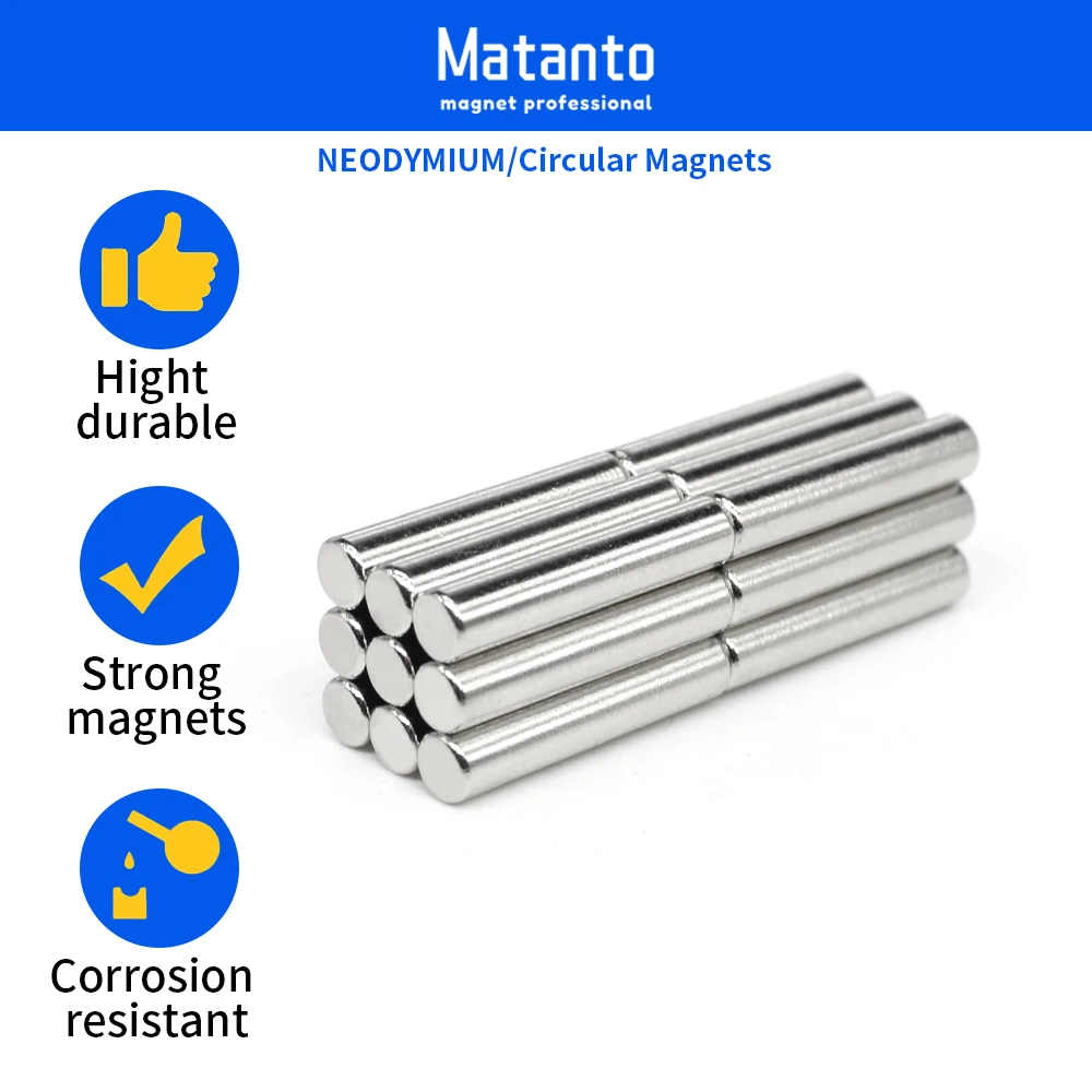 

20/50/100/200/500PCS 3x15 Powerful Strong Magnetic Magnets Disc 3mmx15mm Small Round Permanent Neodymium Magnets 3x15mm 3*15 mm