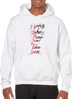 fashionable cotton all match long sleeved sweater spring and autumn casual letter printed hoodies sweatshirts