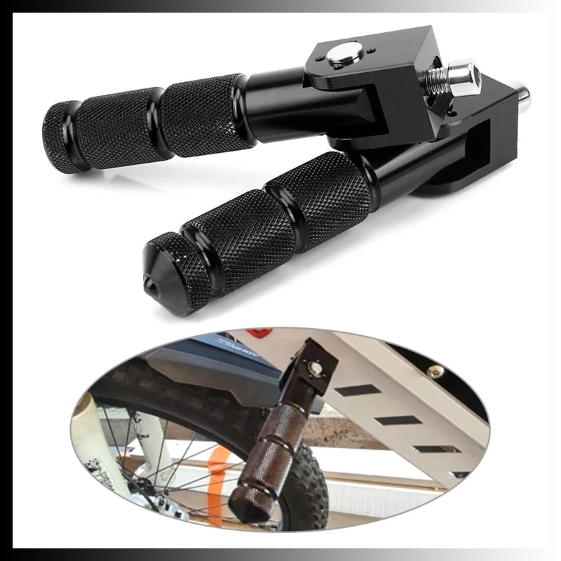 

1Pairs 8mm Universal Pedals Folded Footrest Footpeg For Motorcycles Bicycle Electric Vehicles Mopeds Karts Scooters High Quality