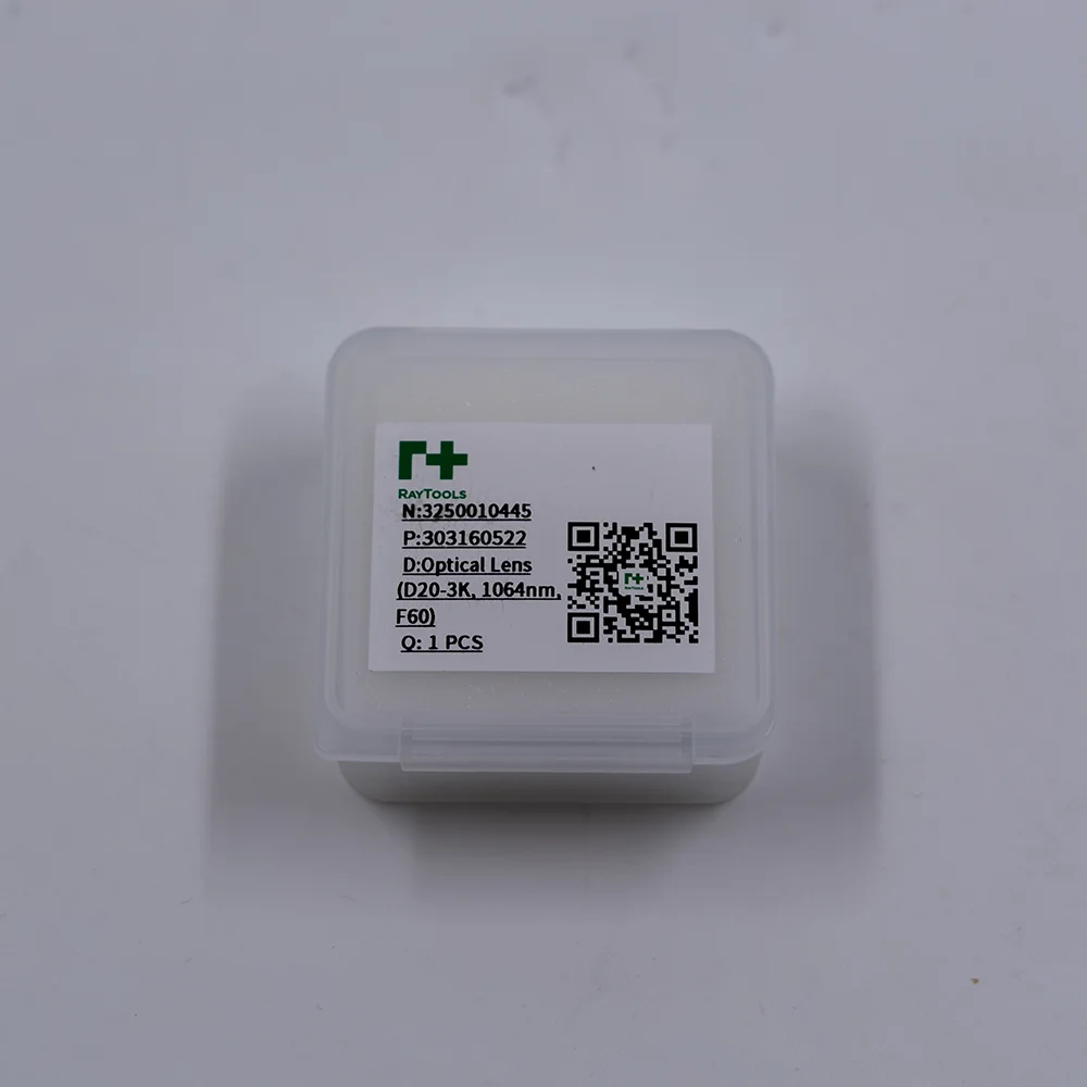 

Коллимирующая линза Raytools BW101 D20F60 D20F150 Фокусирующая линза D20F600 Фокусирующая линза для очистки для ручного лазерного сварочного пистолета BW101-GS