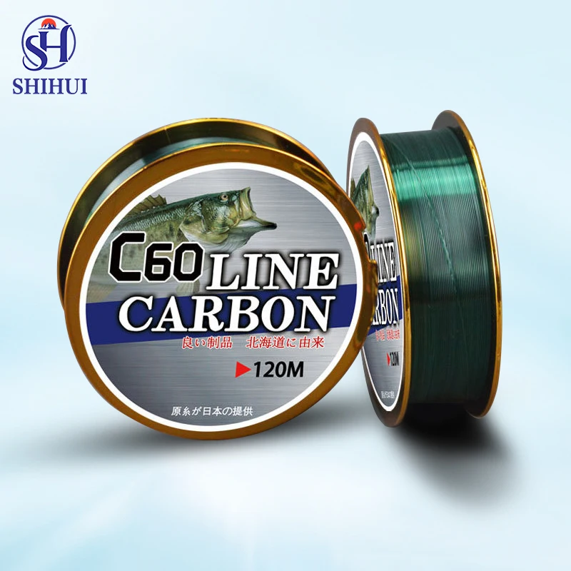 

120M Fluorocarbon Coating Nylon Fishing Line 4.5-52.5LB Strong For Fishing Monofilament Leader Japan Carbon Fiber Fishing Line