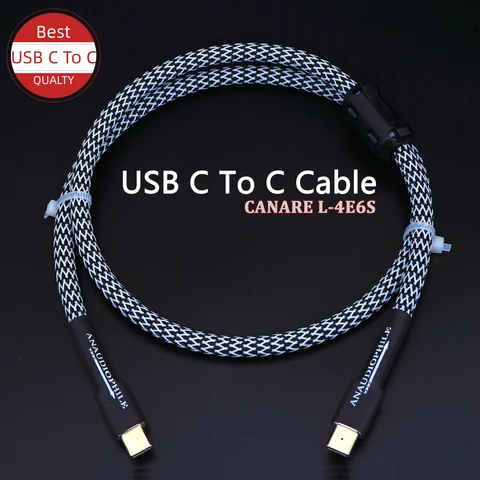CANARE L-4E6S USB Type C к C Cable JAPAN HiFi USB C к C кабель для передачи данных и Аудио PC DAC Mobile NAS