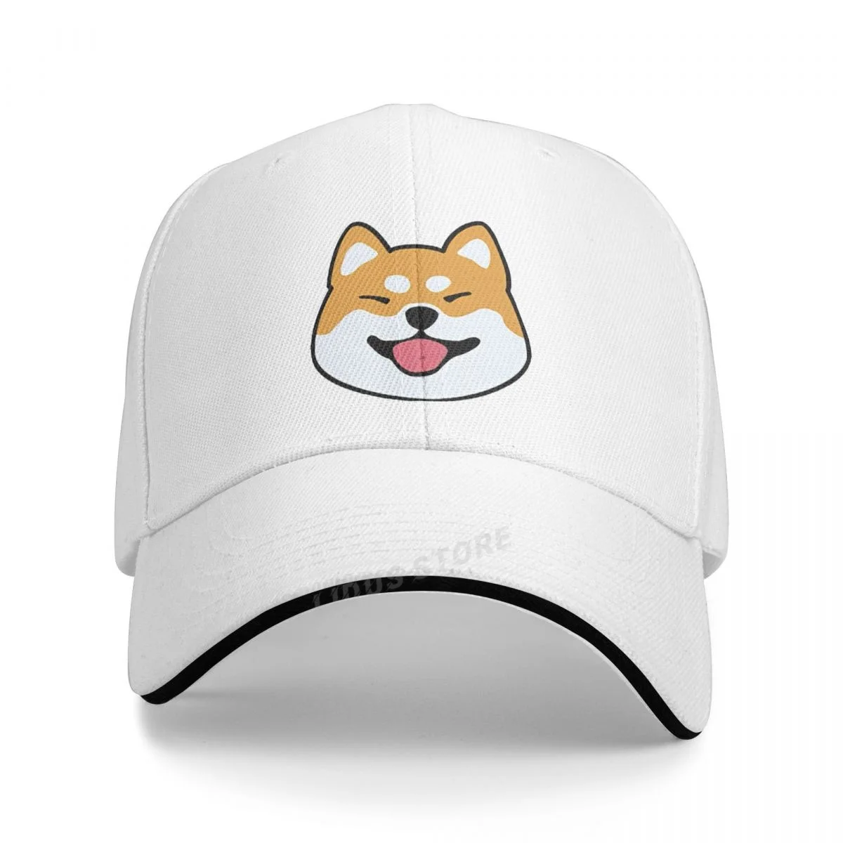 Funny Kawaii Cute Shiba Inu Dog Women Hat Gift Print Pink Hip Hop Cap Summer Men Women Baseball Cap Dog Animal Lovers Hats