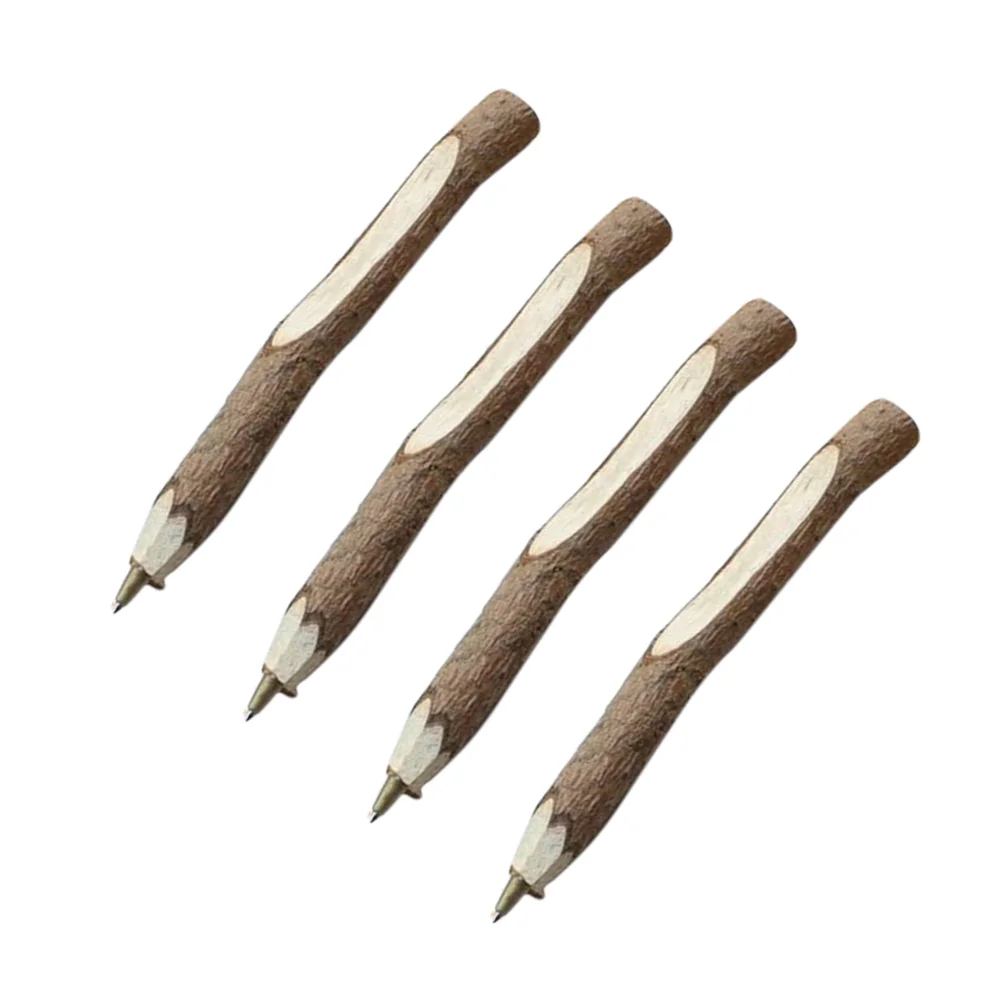 

Pen Ballpoint Pens Bark Writing Student Rollerball Supplyoil Stationery Hand Goodie Bag Filler Party Favor Funny Tree Ball 3D