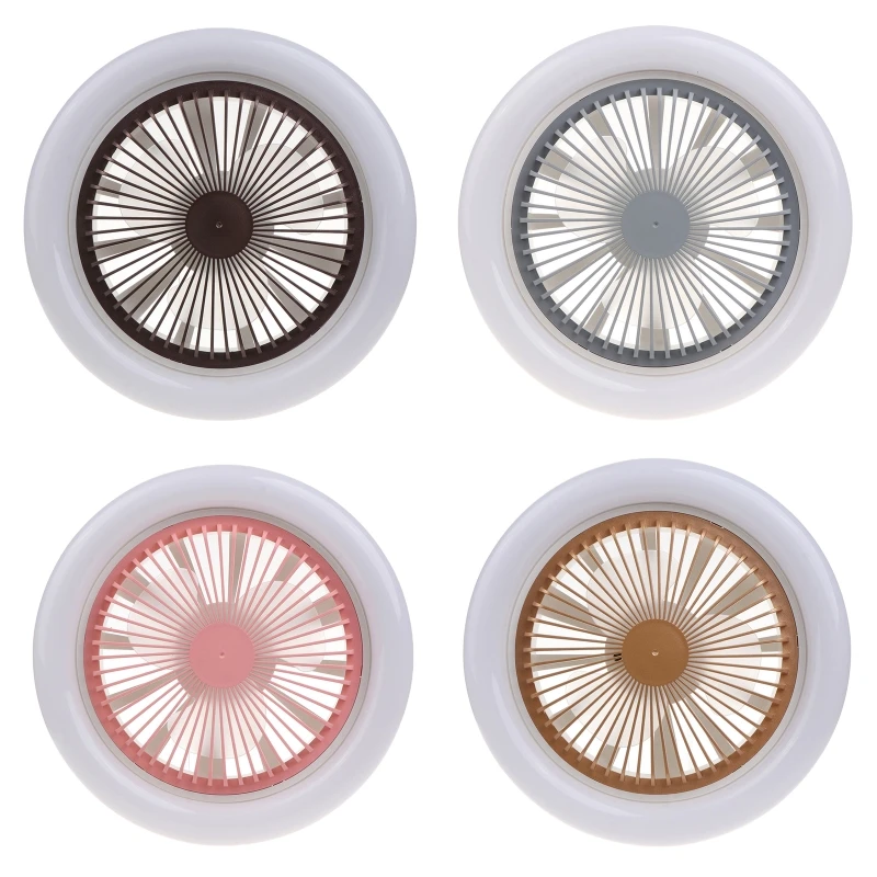 

10,2 дюймовый потолочный вентилятор R91A с дистанционным управлением и подсветкой, 3 скорости, 3 цвета, для спальни