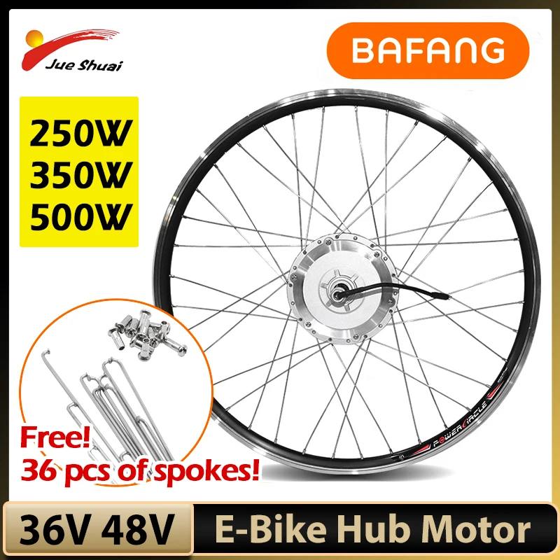 

Bafang Ebike Wheel Hub Motor 250W 350W 500W Brushless Gear Motor for Bicycle Front Wheel Bafang Electric Bike Conversion Kit