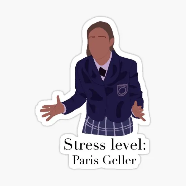 

10 шт., наклейки на автомобиль «Paris Geller»