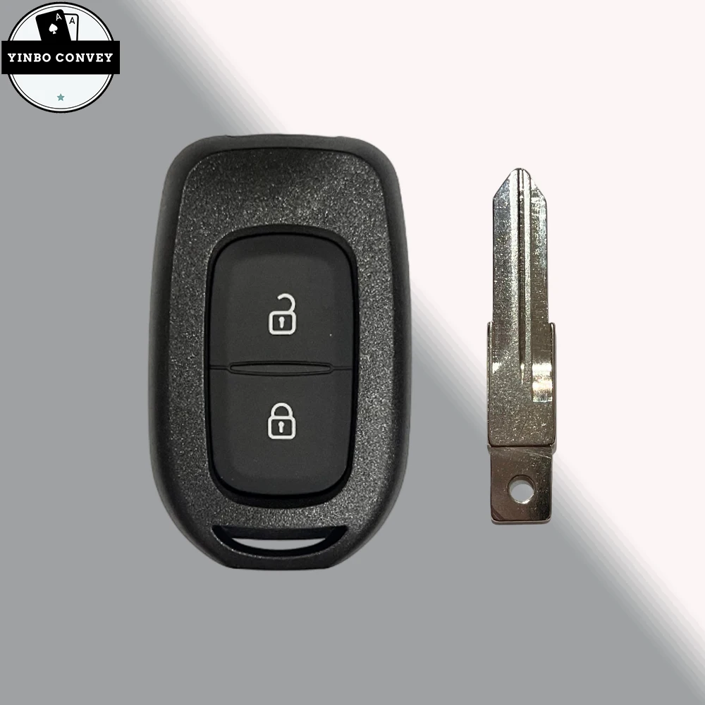 YINBO-2 кнопки сменный чехол для автомобильного ключа Renault Clio4 Sandero Master3 Trafic Dacia Logan Lodgy