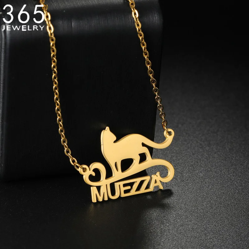 365 ожерелье с именем на заказ очаровательный чокер из нержавеющей стали