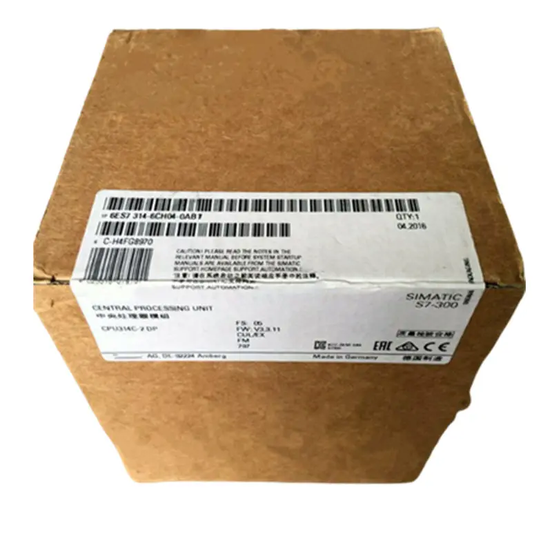 

Оригинальный новый телефон, Модуль PLC 6ES7314-6CH04-4AB1 6ES7 314-6CH04-4AB, 1 модуль процессора, один год гарантии