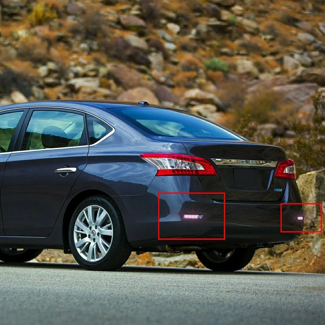 Автомобильный Прозрачный задний бампер отражатель лампа тормоз фотолампа для