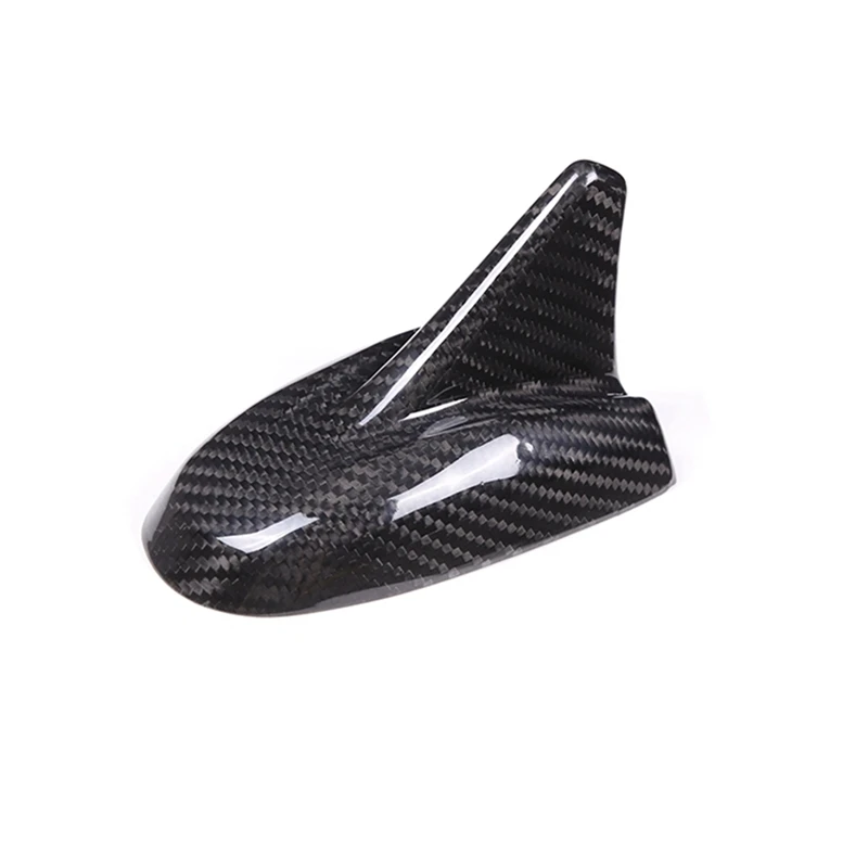

Real Carbon Fiber Car Roof Shark Fin Decorative Aerial Antenna Cover Sticker Base For Maserati Ghibli 2014-2019