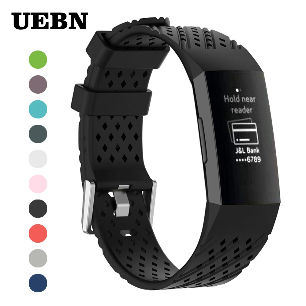 Силиконовый ремешок для Fitbit Charge 3