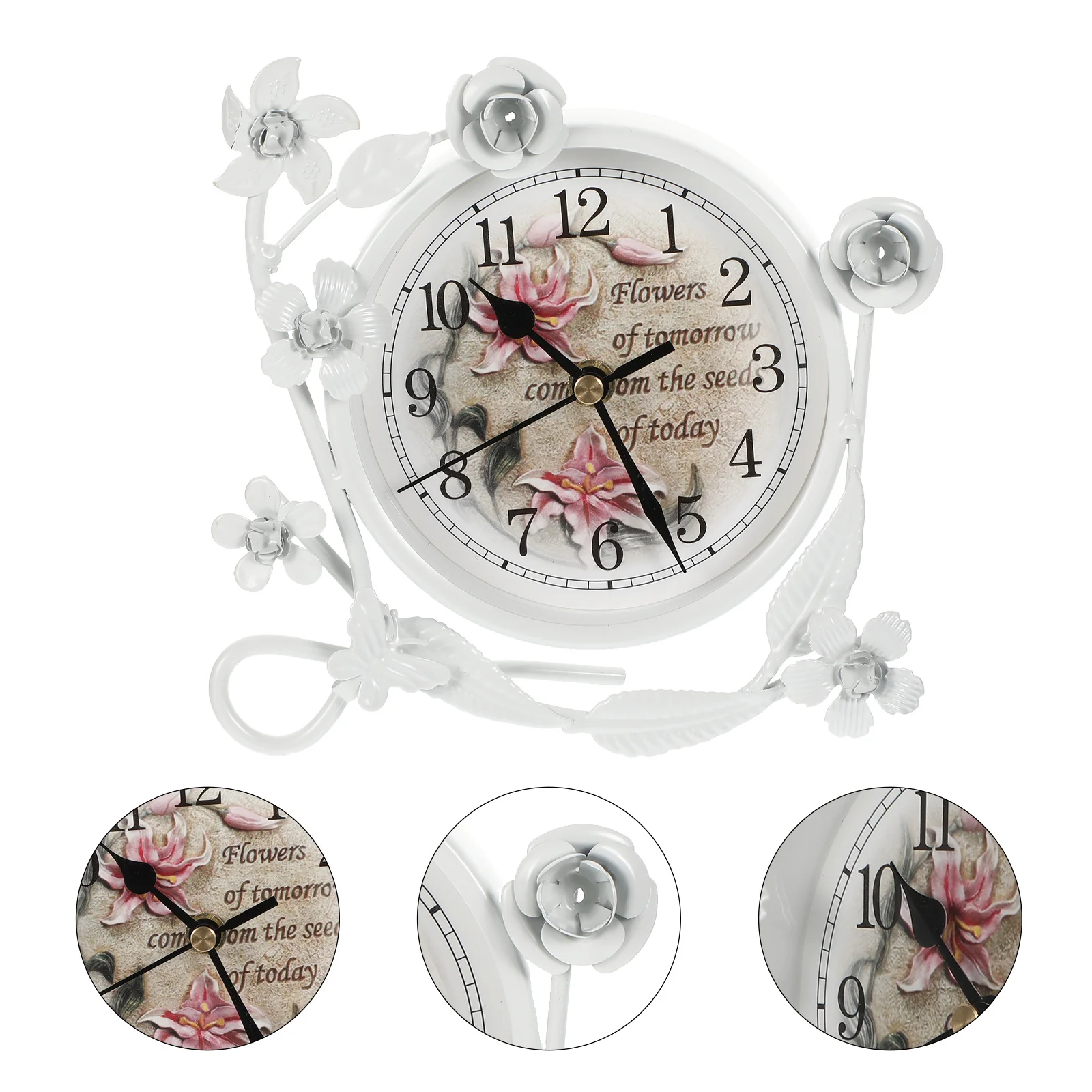 

1 шт., винтажные настольные часы для украшения гостиной