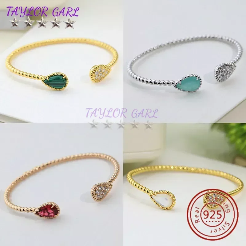 Браслет из серебра S925 пробы с оригинальным логотипом в богемном стиле