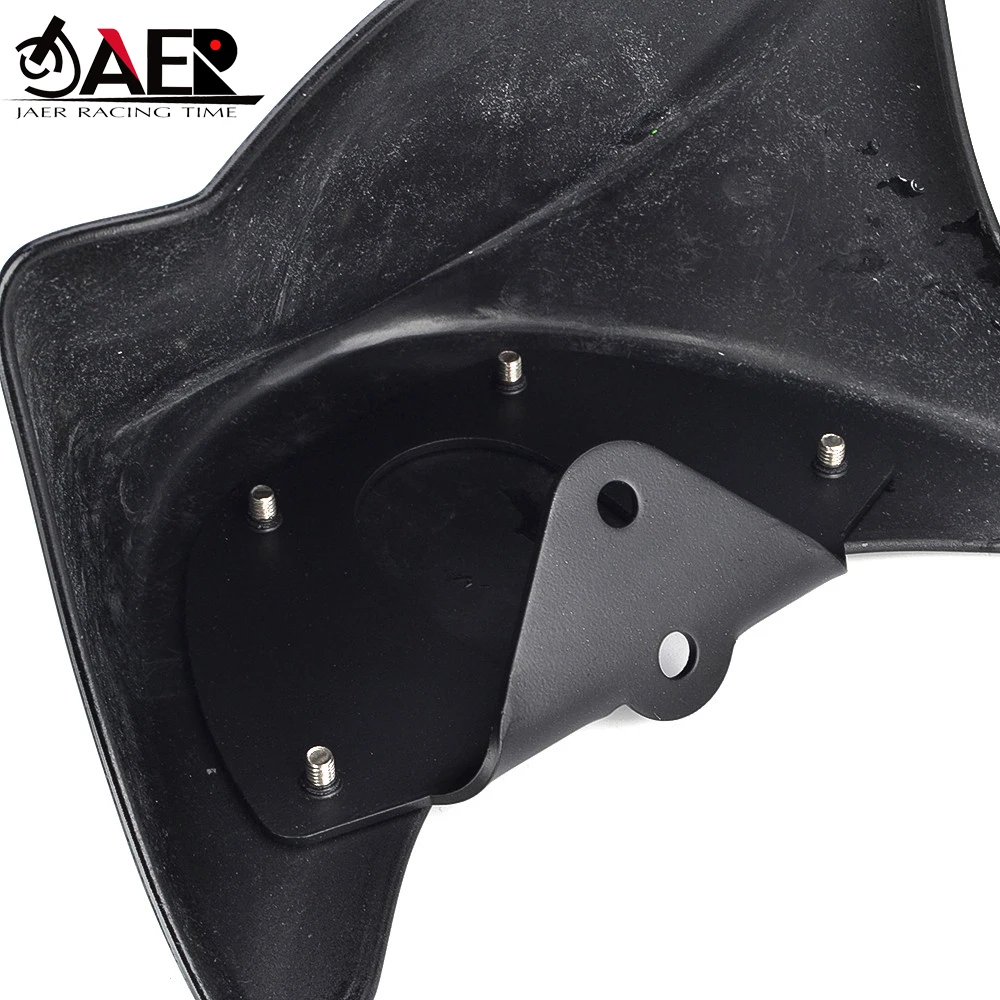 Мотоциклетное брызговик глянцевый черный нижний передний спойлер на подбородок