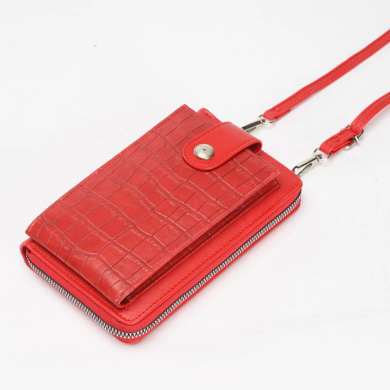 Женский кошелек на одно плечо сумка через для сотового телефона модный