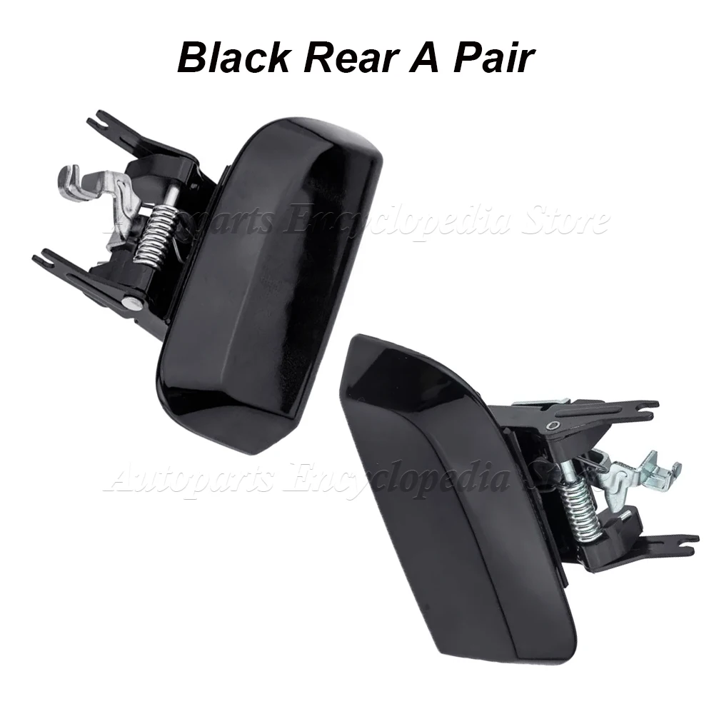 

82607-EA502 Наружная дверная ручка, черная внешняя ручка задней двери Chorme, совместимая 82606-EA502 для Nissan Pathfinder R51 2005-2013